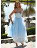 Chic Sweetheart Neck Tulle Layered Party Dress